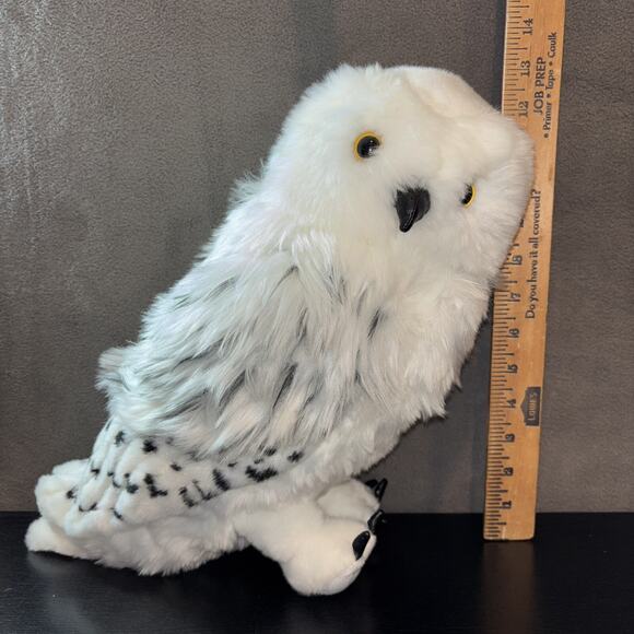 Harry Potter's Owl Hedwig, White Owl Plush, Noble Collection 10" Wizarding World - Picture 9 of 9